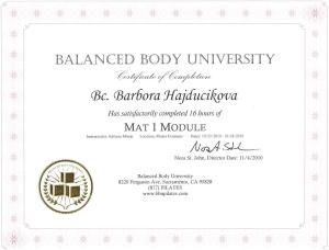 BBU certificate